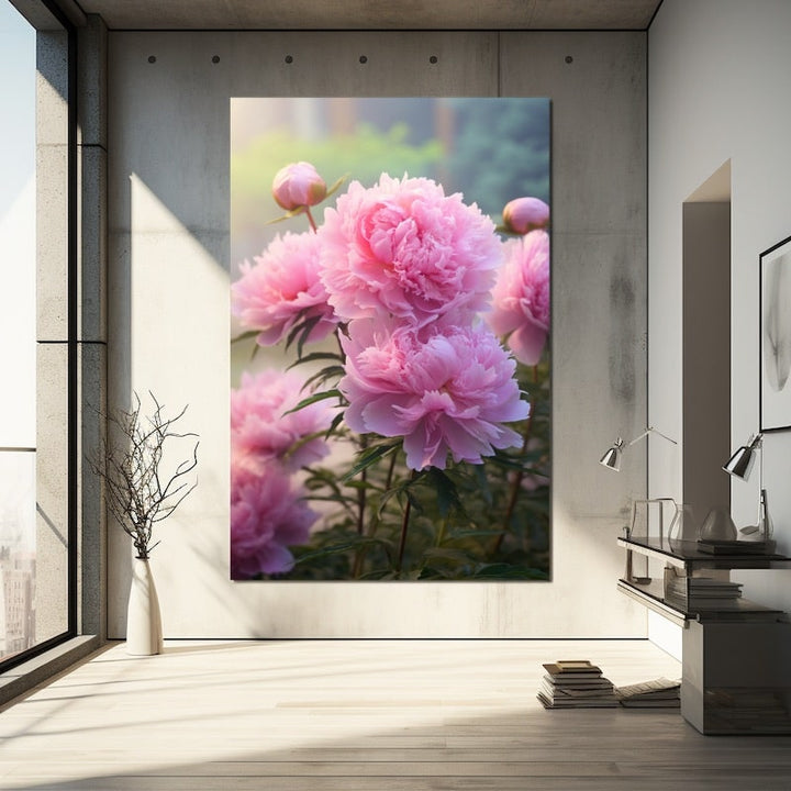 Tableau de Pivoines Roses