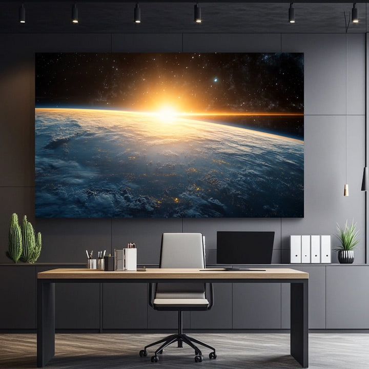 Tableau de Planète, art mural décoration nature