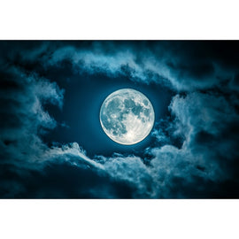 Tableau Pleine Lune, art mural décoration nature