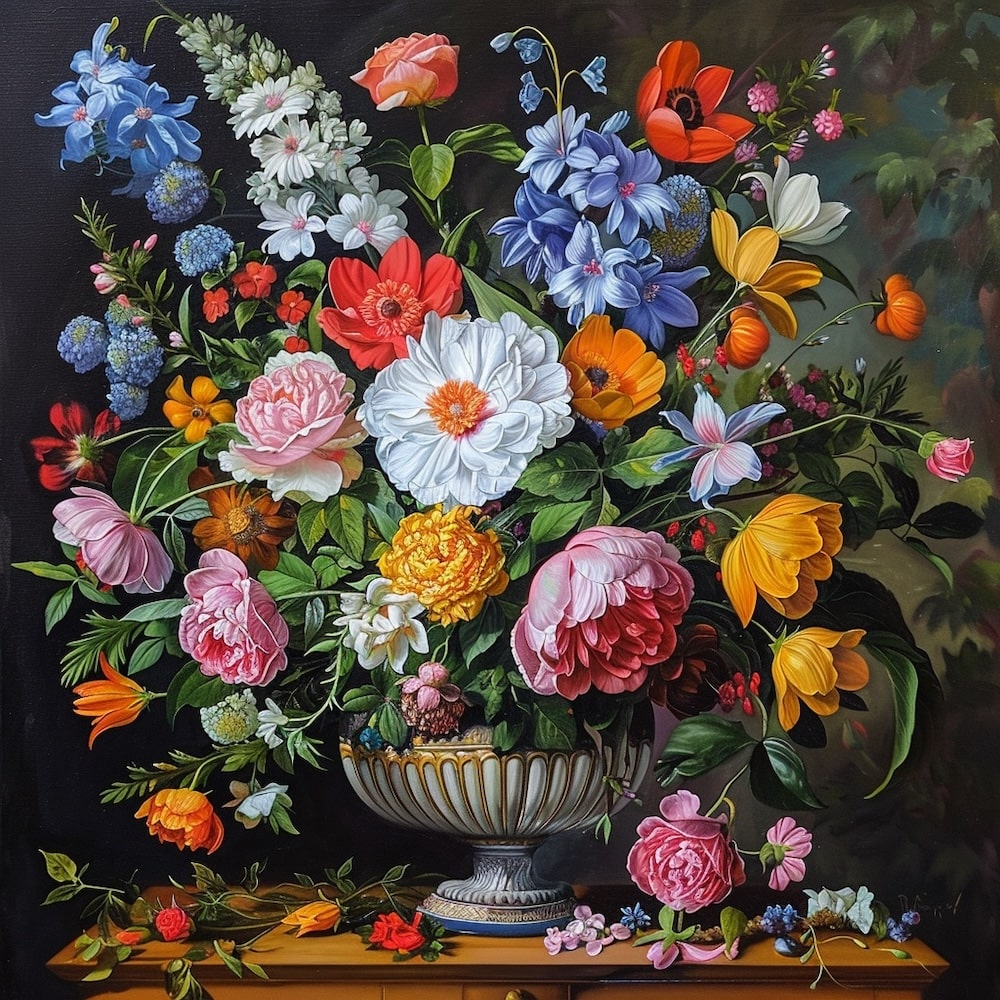 Tableau de Pot De Fleurs