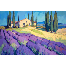 Tableau de Provence Abstrait