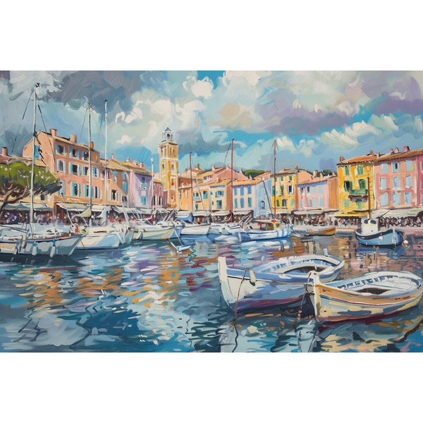 Tableau Sanary sur Mer, art mural décoration nature
