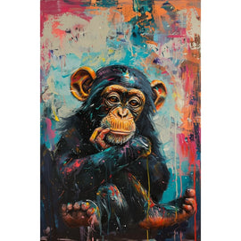 Tableau Singe Design, art mural décoration nature