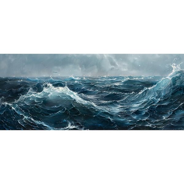 Tableau Triptyque Océan, art mural décoration nature