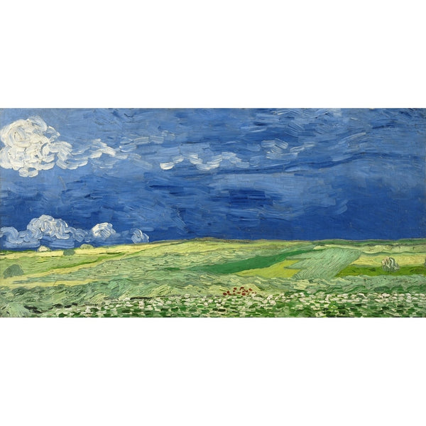 Tableau Van Gogh Champ, art mural décoration nature