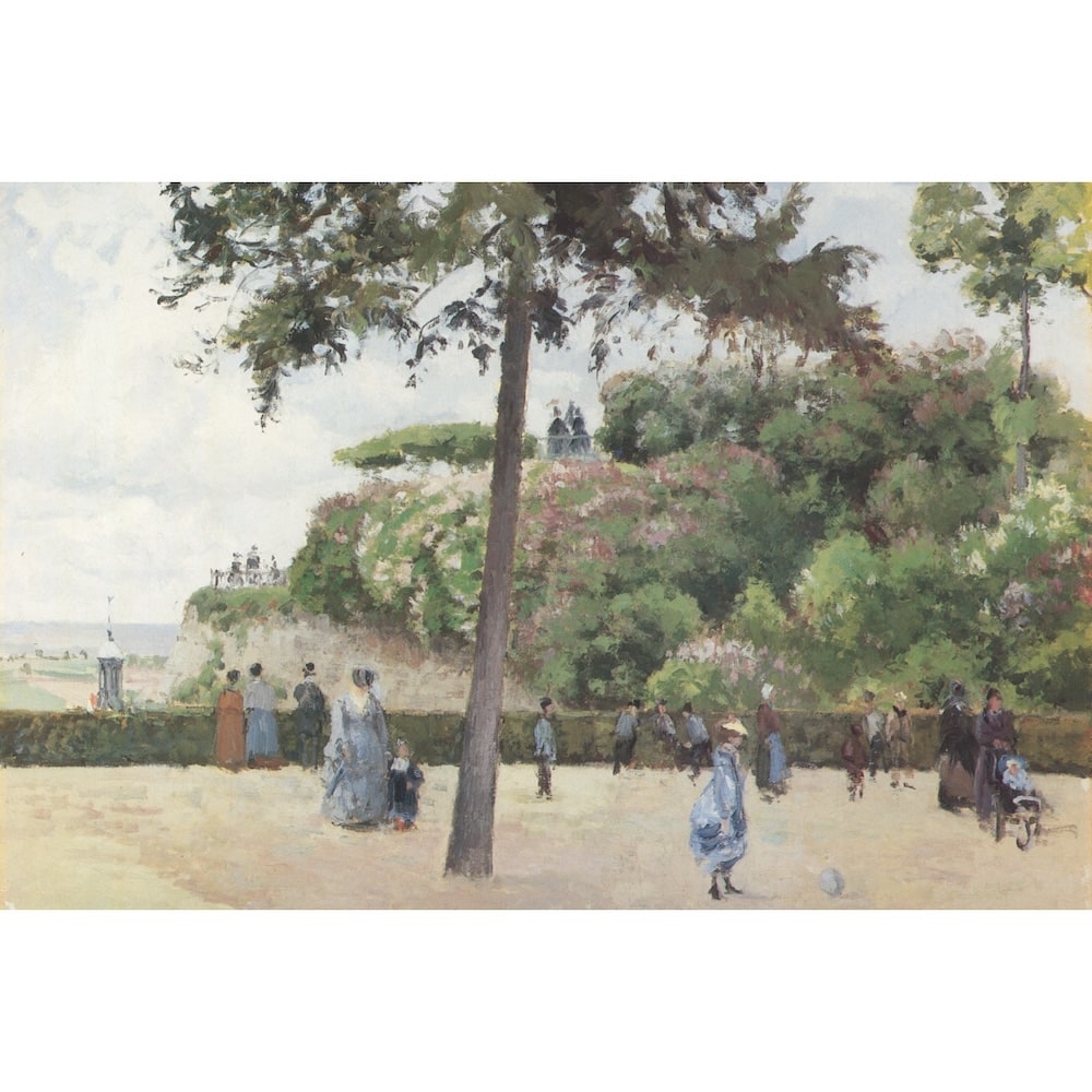 Tableau Le Jardin Public, art mural décoration nature