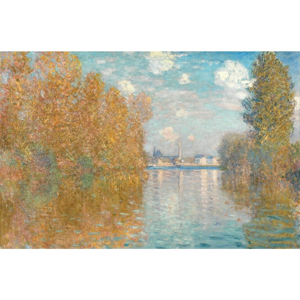 Tableau Automne Monet, art mural décoration nature
