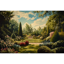 Tableau Jardin à l'Anglaise, art mural décoration nature
