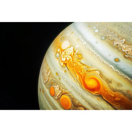Tableau Jupiter en Gros Plan, art mural décoration nature