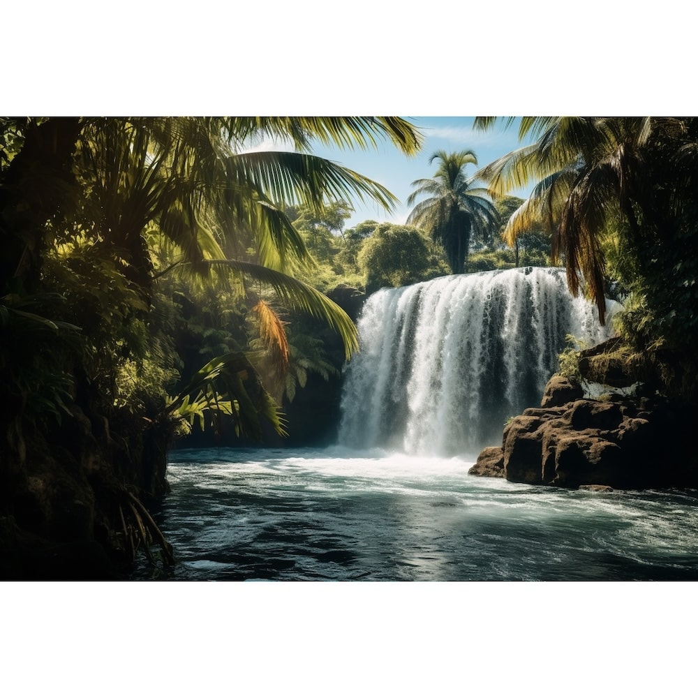 Tableaux Paradisiaques Cascade, art mural décoration nature