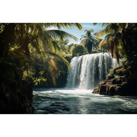 Tableaux Paradisiaques Cascade, art mural décoration nature