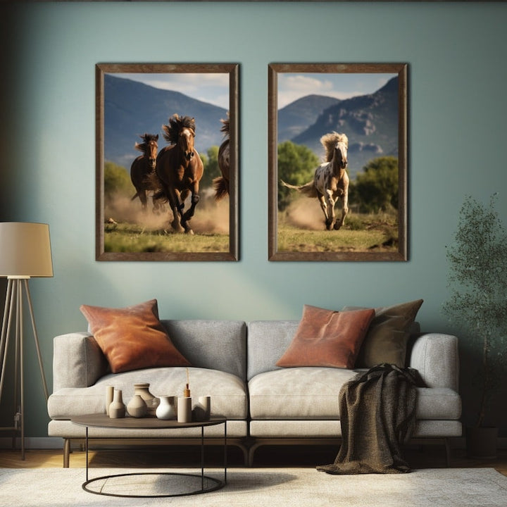 Tableaux Chevaux, art mural décoration nature