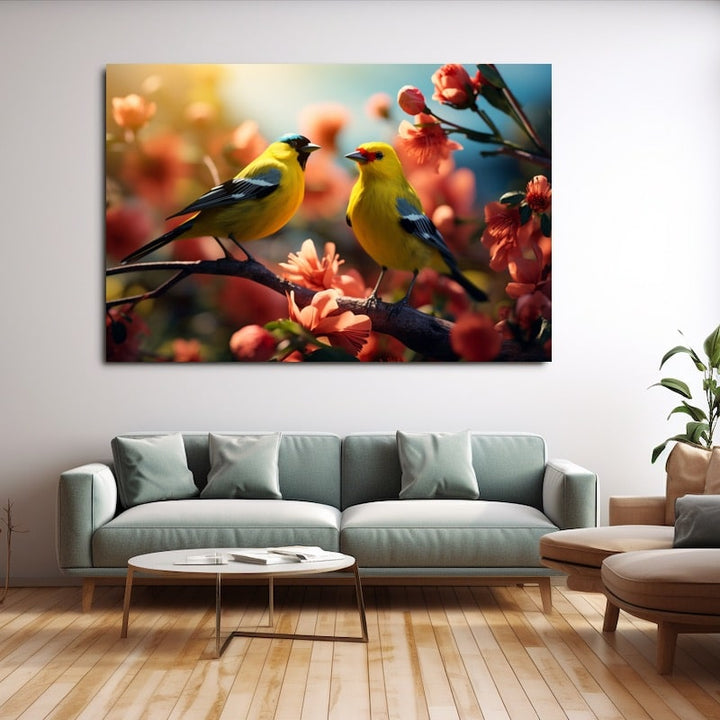 Tableaux Oiseaux sur Toile, art mural décoration nature