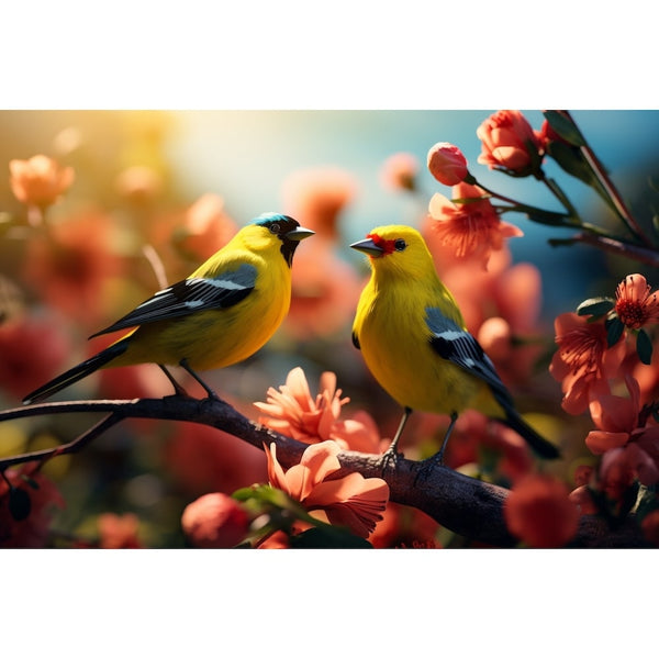 Tableaux Oiseaux sur Toile, art mural décoration nature, vue 2