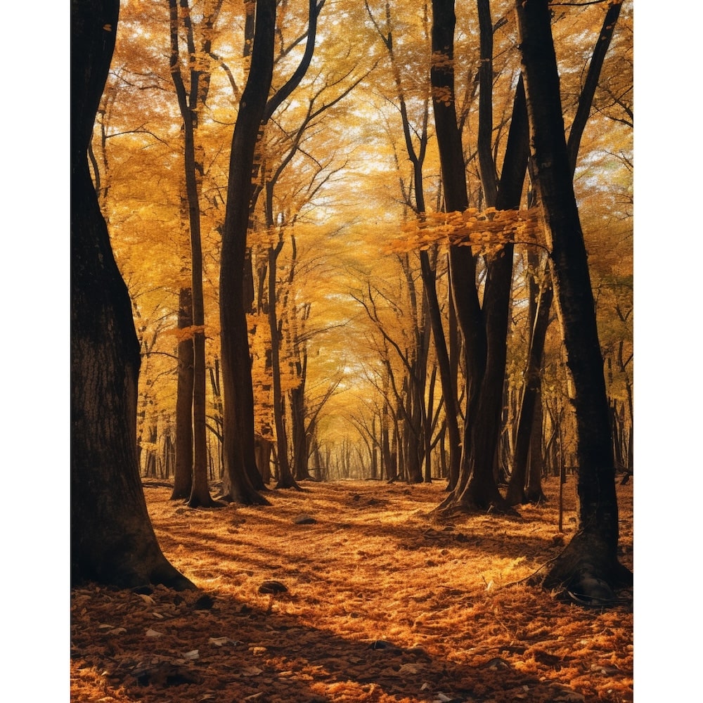 Tableaux Paysages Forêts D'Automne, art mural décoration nature