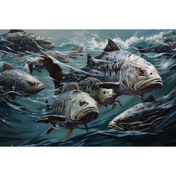 Tableaux de Poissons Modernes, art mural décoration nature