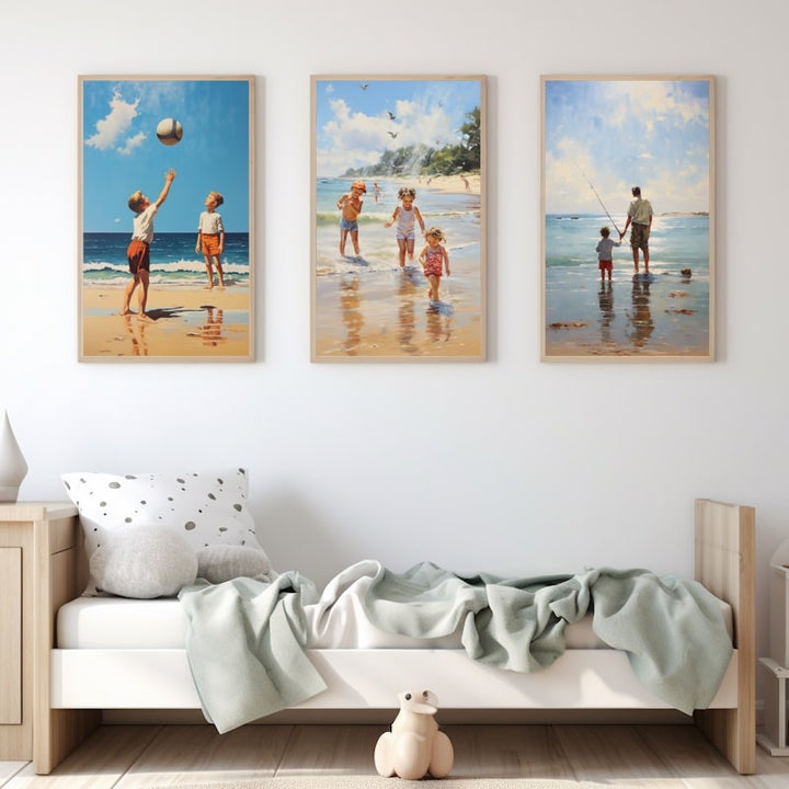 Tableaux Scènes de Plage, art mural décoration nature