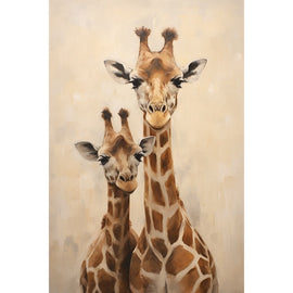 Tableau Thème Girafe, art mural décoration nature