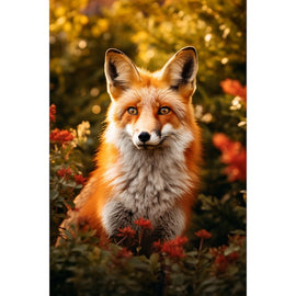 Tableau Toile Renard, art mural décoration nature