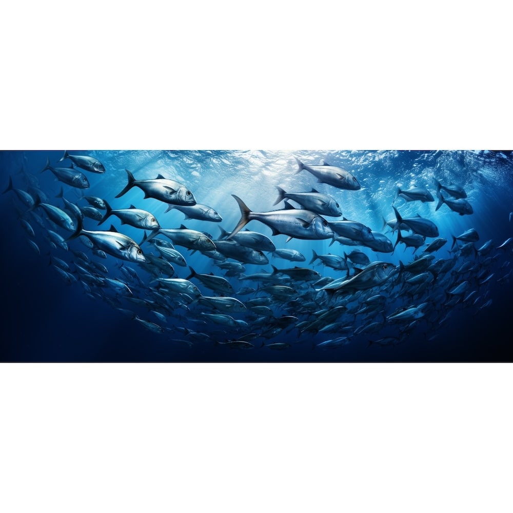 Triptyque Banc De Poisson
