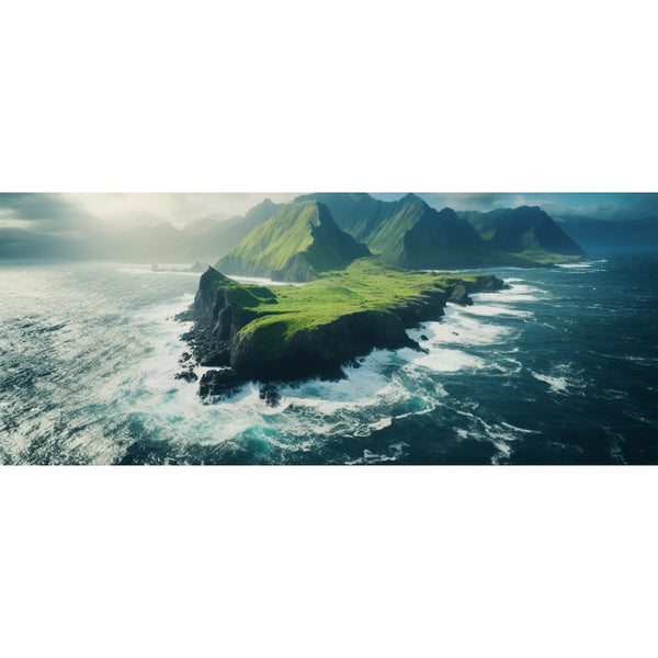 Tableau Triptyque Paysage Mer, art mural décoration nature