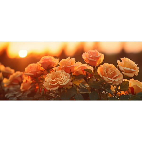 Tableau Triptyque Rose, art mural décoration nature