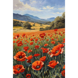 acheter tableau coquelicot