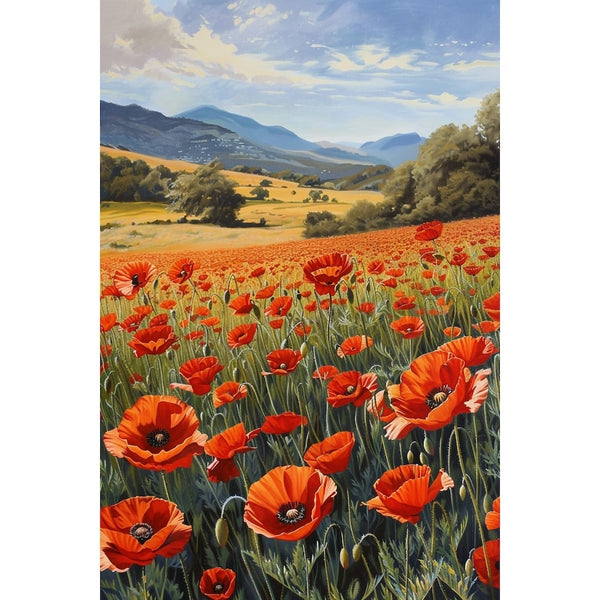 acheter tableau coquelicot