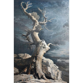 Peinture Arbre Mort, art mural décoration nature