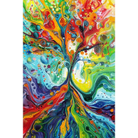 Thumbnail for arbre peinture abstraite