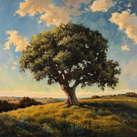 Peinture Acrylique Arbre, art mural décoration nature
