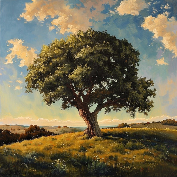 Peinture Acrylique Arbre, art mural décoration nature