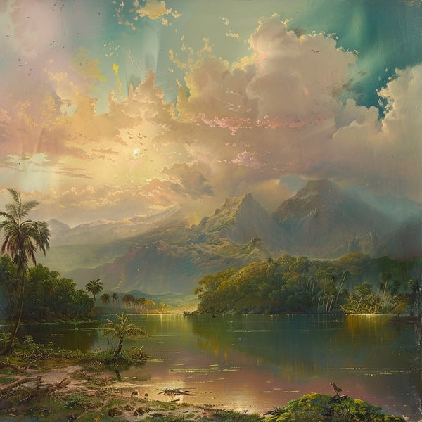 Peinture Art Paysage, art mural décoration nature