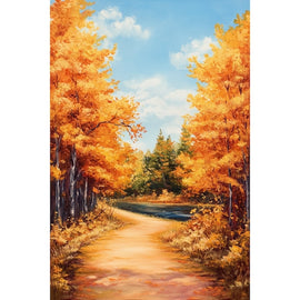 Peinture Thème Automne, art mural décoration nature