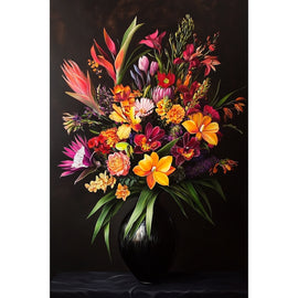 Peinture Bouquet, art mural décoration nature