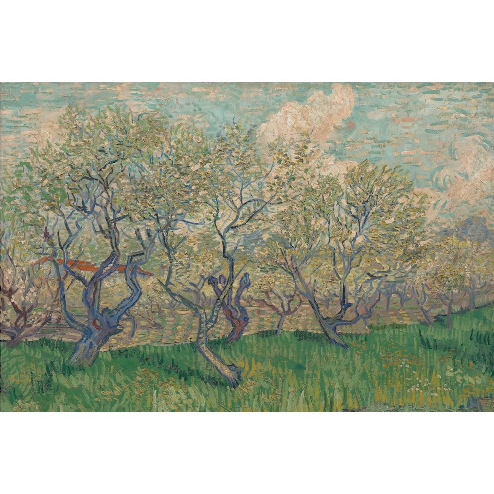 Tableau Cerisier en Fleurs Van Gogh, art mural décoration nature