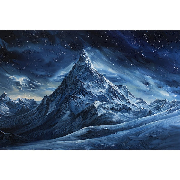 Peinture Chambre Montagne, art mural décoration nature