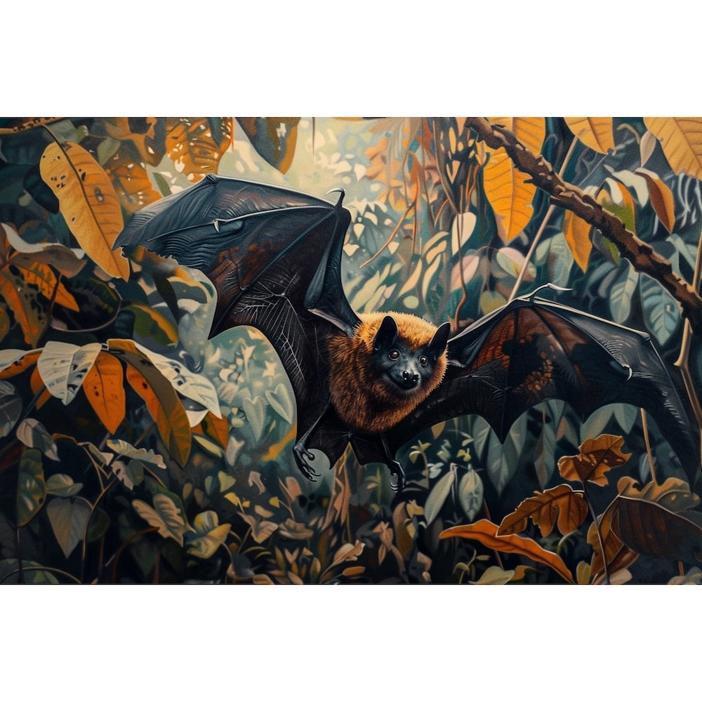 chauve souris peinture