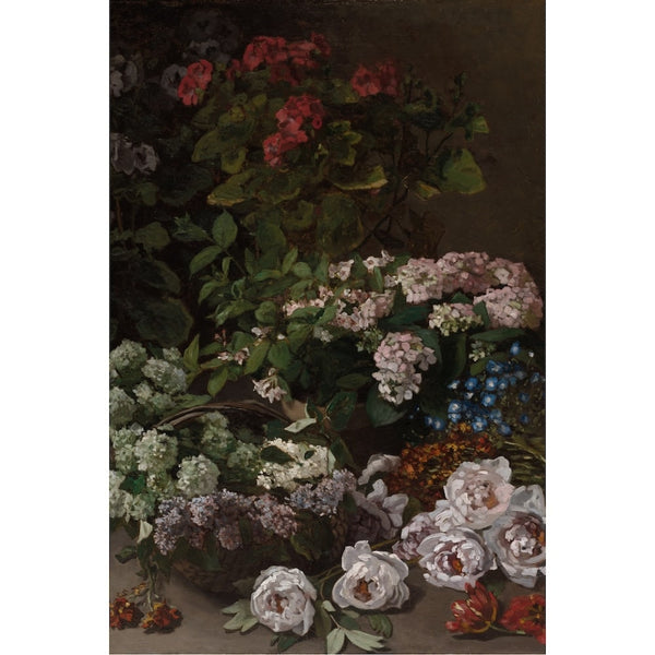 Tableau Claude Monet Fleurs, art mural décoration nature