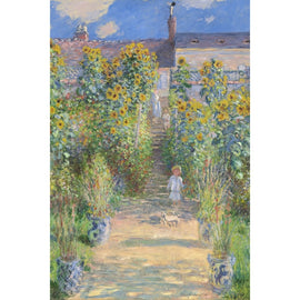 Tableau Jardin Claude Monet, art mural décoration nature