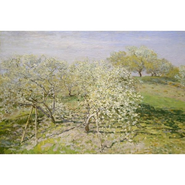 Tableau Printemps Monet, art mural décoration nature