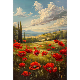 coquelicot peinture à l huile