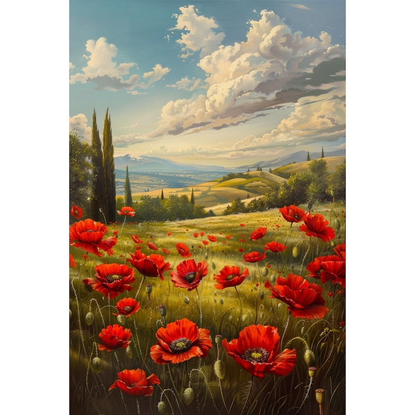 coquelicot peinture à l huile