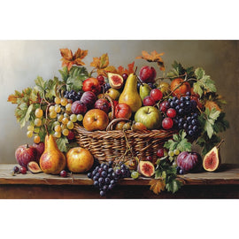 Tableau Corbeille de Fruits, art mural décoration nature
