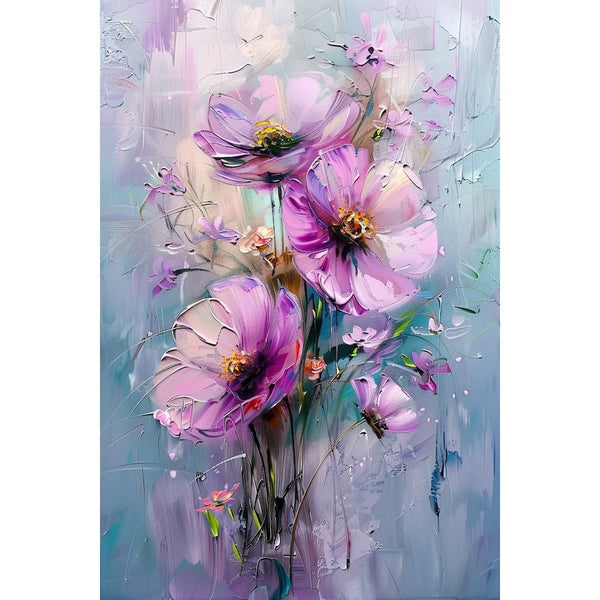 décoration peinture fleurs