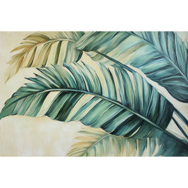 Peinture Feuillage, art mural décoration nature