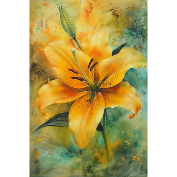 fleur en tableau