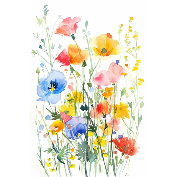 fleurs aquarelle peinture