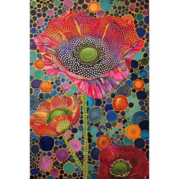 fleurs en peinture