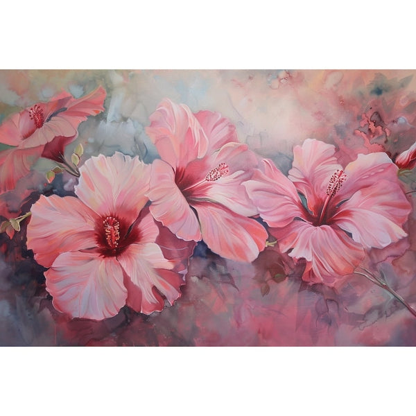 fleurs en tableau